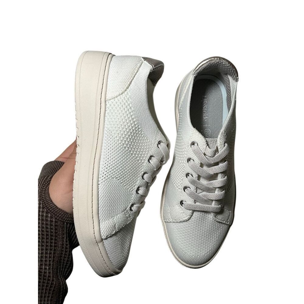 Lifestride | Vip Washable Court Inspired Lace Up Platform Sneakers